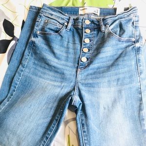 GARAGE ultra high waisted skinny jeans